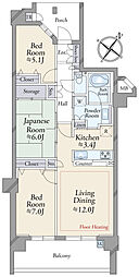 間取図画像 3LDK