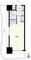 ライオンズマンション海老名第3 1Kの間取図画像