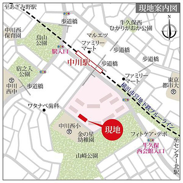 地図を拡大表示
