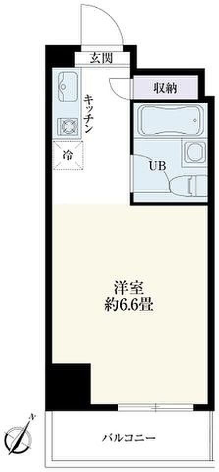1R 間取り