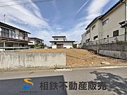 約59坪のゆとりある敷地。宅盤はほぼ平坦に整地されており無駄なくプランを入れられます。