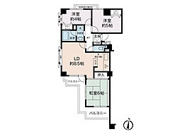 リッツ西谷アネックス 3LDKの間取図画像