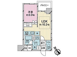 間取図画像 1LDK