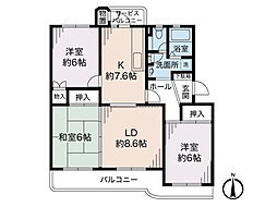 間取図画像 3LDK