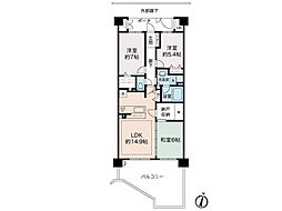 コスモ瀬谷パークサイドステージ 3LDKの間取図画像