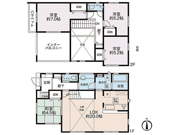 間取りを拡大表示
