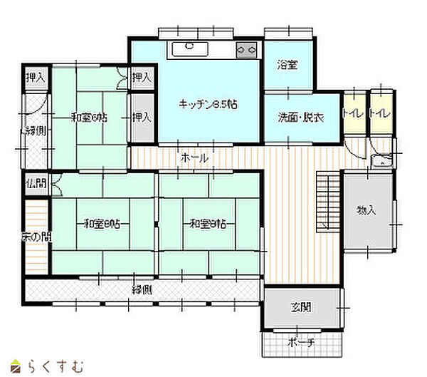 間取りを拡大表示