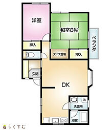 ファミール 2LDKの間取図画像