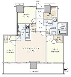 間取図画像 3LDK