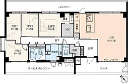 大宮パーク・ホームズシティコート 4LDKの間取図画像
