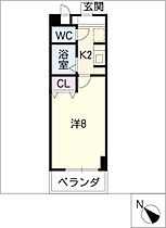 ＰＡＬＡＣＥセジュール瀬戸口  ｜ 愛知県瀬戸市福元町（賃貸マンション1K・3階・23.24㎡） その2