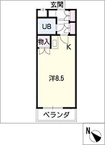 シャトルミエ  ｜ 愛知県長久手市長配2丁目（賃貸マンション1R・4階・25.46㎡） その2