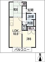 フローレンスながくてＡ棟  ｜ 愛知県長久手市山越（賃貸アパート2LDK・2階・48.60㎡） その2