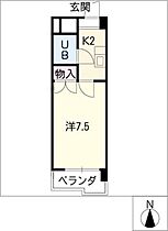 デンマークハイツ  ｜ 愛知県長久手市長配2丁目（賃貸マンション1K・3階・22.00㎡） その2