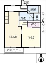 タウニー信栄  ｜ 愛知県日進市岩崎台2丁目（賃貸アパート1LDK・1階・38.50㎡） その2