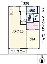 アベニュー岩崎  ｜ 愛知県日進市岩崎台4丁目（賃貸アパート1LDK・2階・35.50㎡） その2