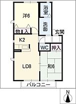 ヴェルドミール三好  ｜ 愛知県みよし市西陣取山（賃貸アパート2LDK・2階・51.77㎡） その2