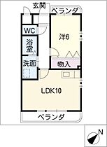 アモレ  ｜ 愛知県豊明市前後町鎌ケ須（賃貸マンション1LDK・1階・40.50㎡） その2