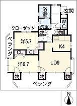 マイネハイム  ｜ 愛知県大府市桃山町4丁目（賃貸マンション2LDK・3階・66.00㎡） その2