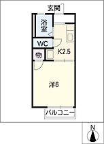 ＧＲＥＥＮ　ＨＩＬＬ名高  ｜ 愛知県大府市横根町名高（賃貸アパート1K・2階・20.00㎡） その2