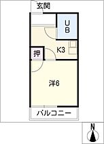 ハイツＦＵＫＵＯＫＡ　I  ｜ 愛知県豊田市貝津町鉄炮迫（賃貸マンション1K・2階・18.00㎡） その2