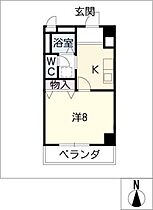 グレース小坂本町  ｜ 愛知県豊田市小坂本町1丁目（賃貸マンション1K・3階・27.60㎡） その2