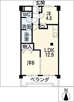 マンション三喜  ｜ 愛知県豊田市平芝町6丁目（賃貸マンション2LDK・2階・52.00㎡） その2