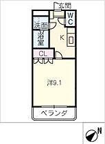 レジデンスＢ  ｜ 愛知県豊田市荒井町鍜治屋畑（賃貸マンション1K・1階・29.70㎡） その2