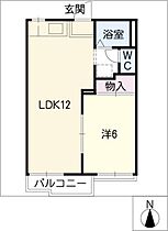 タウニーＫ  ｜ 愛知県豊田市大島町元の山（賃貸アパート1LDK・1階・35.30㎡） その2