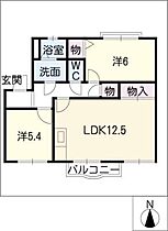 ウィングヒルズ岩倉Ｃ  ｜ 愛知県豊田市岩倉町馬場（賃貸アパート2LDK・2階・54.00㎡） その2