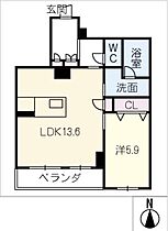 アズール  ｜ 愛知県豊田市神田町1丁目（賃貸マンション1LDK・3階・47.83㎡） その1