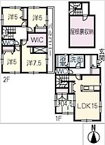 若林東町上外根貸家  ｜ 愛知県豊田市若林東町上外根（賃貸一戸建5LDK・2階・110.96㎡） その2