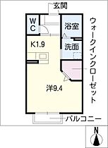 シングルコート　ミネックス　Ｂ  ｜ 愛知県豊田市深田町3丁目（賃貸アパート1R・2階・30.24㎡） その2