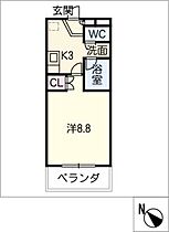 ミキスクェア高岡  ｜ 愛知県豊田市高岡町池端（賃貸マンション1K・3階・27.72㎡） その2