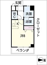 Ｃ2　ＳＱＵＡＲＥ  ｜ 愛知県刈谷市西境町前山（賃貸マンション1R・1階・22.49㎡） その2