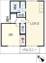 プランドールディス  ｜ 愛知県刈谷市小垣江町上松（賃貸アパート1LDK・2階・41.89㎡） その2