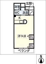 サンデーヒルズ  ｜ 愛知県安城市小川町三ツ塚（賃貸マンション1R・1階・40.00㎡） その2