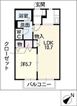 メゾン　アミティエ  ｜ 愛知県安城市住吉町7丁目（賃貸アパート1LDK・1階・40.30㎡） その2