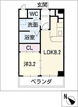 ブリューゲン・ベル・マンション  ｜ 愛知県安城市浜富町（賃貸マンション1LDK・3階・31.32㎡） その2