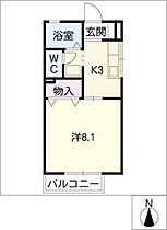 ビバリーハイム  ｜ 愛知県西尾市戸ケ崎4丁目（賃貸アパート1K・1階・26.94㎡） その2