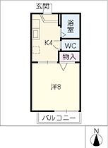 シャイン戸ヶ崎  ｜ 愛知県西尾市戸ケ崎4丁目（賃貸アパート1K・2階・24.71㎡） その2