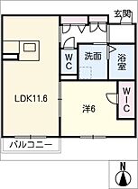 シャーメゾン鳥羽  ｜ 愛知県西尾市鳥羽町未新田（賃貸アパート1LDK・2階・45.01㎡） その2