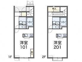 レオネクストリベールハイツ 205 ｜ 愛知県岡崎市宇頭町字小薮7-5（賃貸アパート1K・2階・34.88㎡） その2