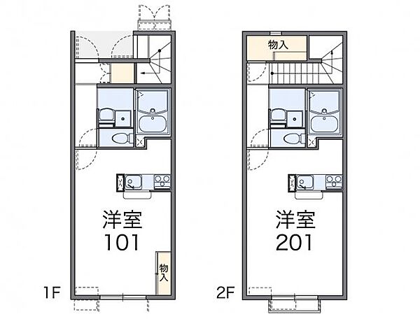 レオネクストリベールハイツ 205｜愛知県岡崎市宇頭町字小薮(賃貸アパート1K・2階・34.88㎡)の写真 その8