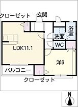 Ｌｕｍｉｎｏｓａ  ｜ 愛知県岡崎市宇頭町字向山（賃貸アパート1LDK・2階・40.69㎡） その2