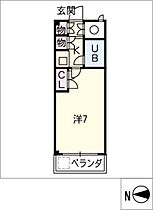 東和プリンセス  ｜ 愛知県岡崎市材木町3丁目（賃貸マンション1K・5階・19.44㎡） その2