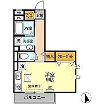 パーシモン 101 ｜ 愛知県岡崎市柿田町1-22（賃貸アパート1R・1階・30.35㎡） その2