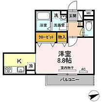 Dーroom門前 210 ｜ 愛知県岡崎市門前町60-1（賃貸アパート1K・2階・32.92㎡） その2