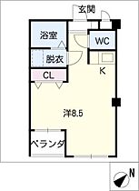 クレストＧ・Ｙ  ｜ 愛知県岡崎市戸崎町字東山（賃貸マンション1R・3階・23.62㎡） その2