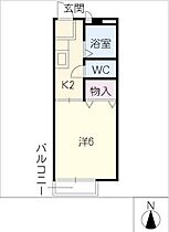 宝町ドミール  ｜ 愛知県蒲郡市宝町（賃貸アパート1K・1階・19.80㎡） その2